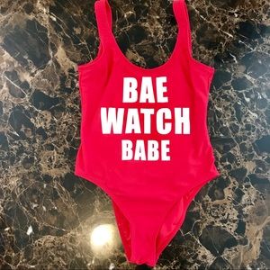 💌 3/$15 CALIFORNIA WAVES BAE WATCH BABE SWIMSUIT